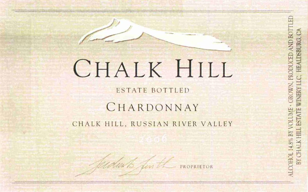 Chalk Hill Sonoma Chardonnay Haskells