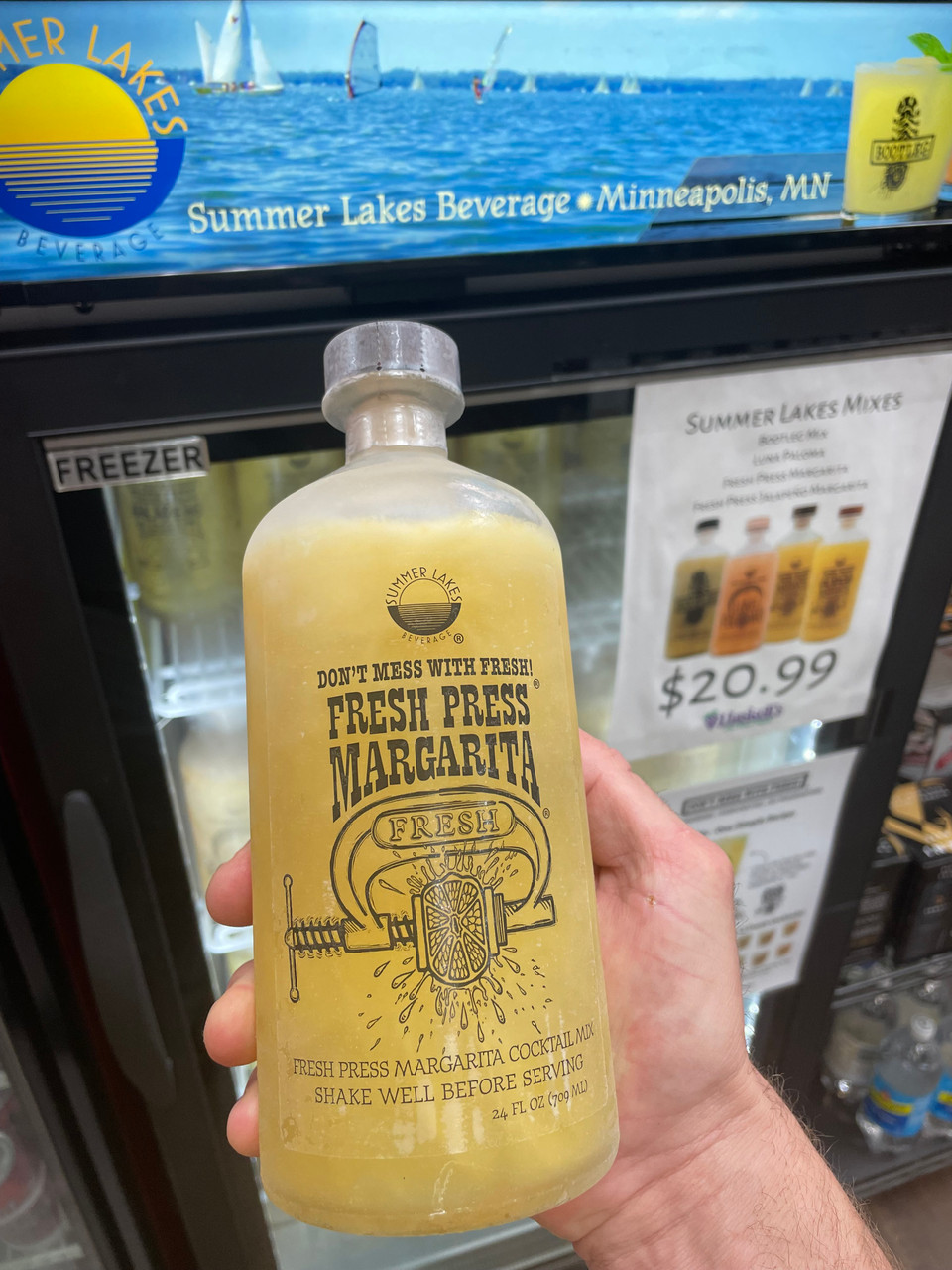 Summer Lakes Fresh Press Margarita 24oz - Haskells