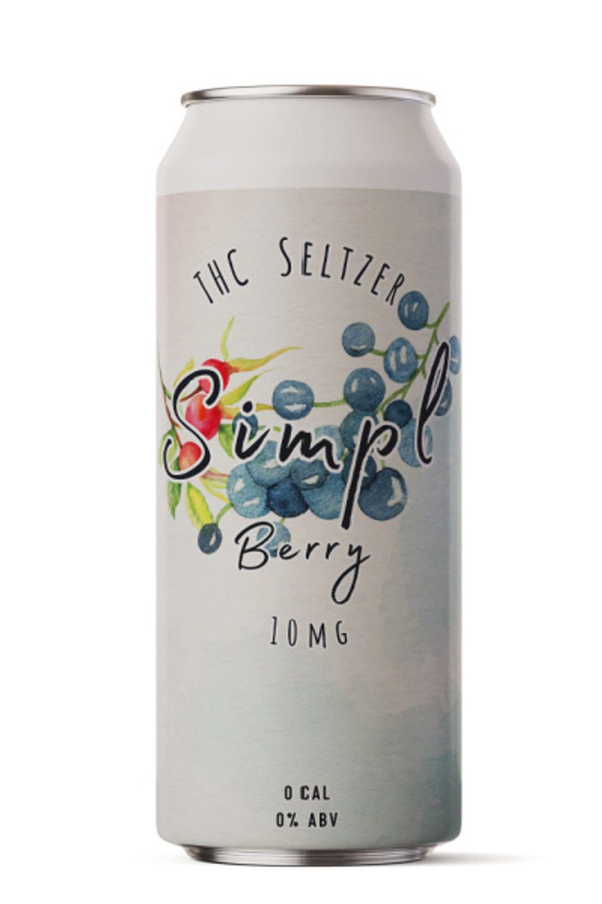 Simpl Berry 10mg THC Seltzer 4pk cans - Haskell's Wine & Spirits