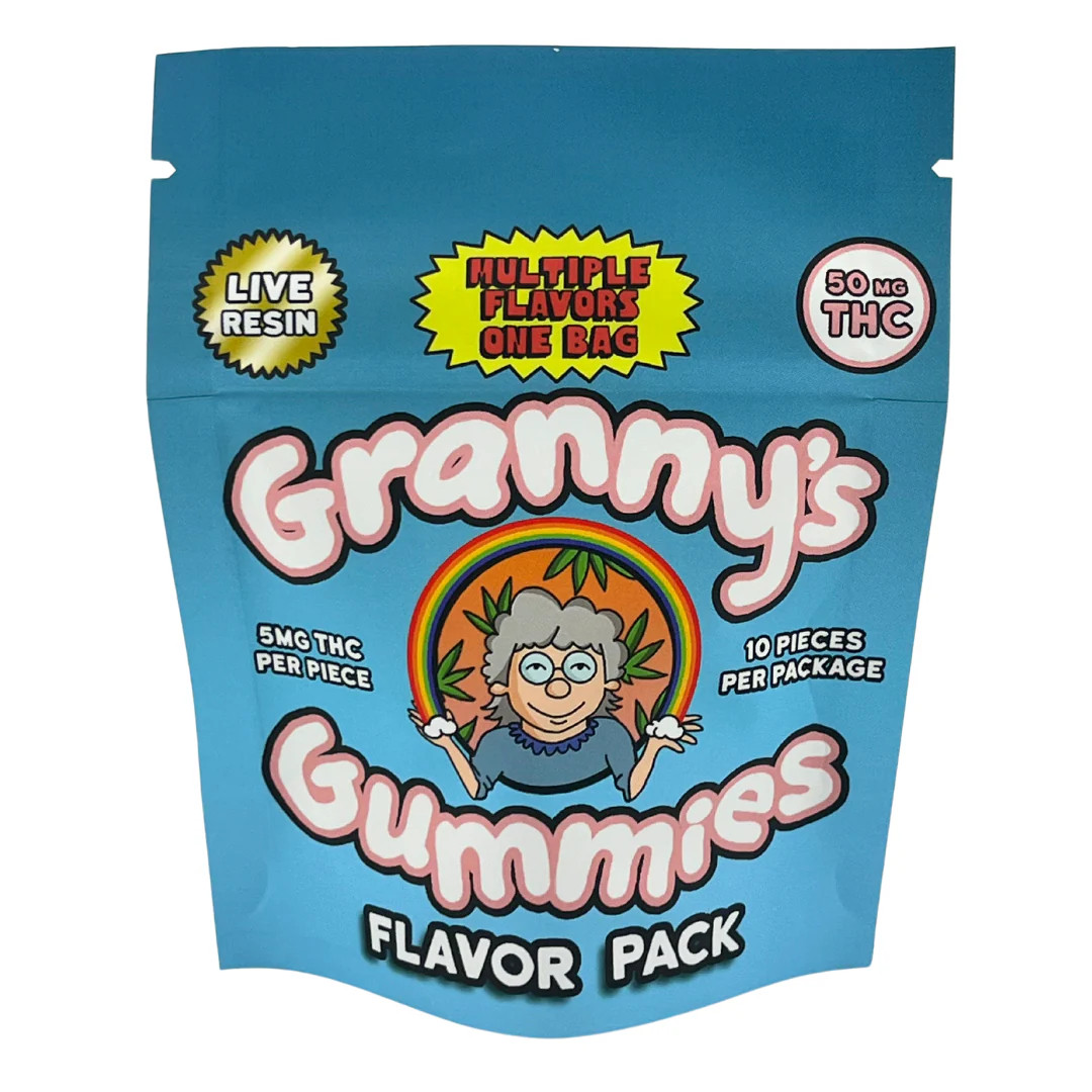 Granny's Flavor Pack 5mg THC Gummies 10pk - Haskell's Wine & Spirits