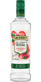 Smirnoff Zero Infused Strawberry & Rose Vodka  750ml