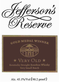 Jefferson Reserve VSB Bourbon  750ml