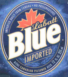 Labatt Blue 15pk cans