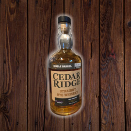 Cedar Ridge HSB Cask Strength Rye 750ml