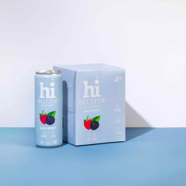 Hi D8 Wild Berry THC Seltzer 4pk cans