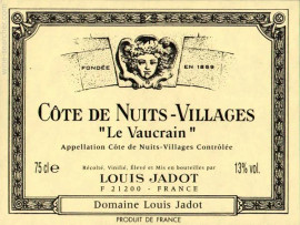 Cotes de Nuits Villages Le Vaucrain Jadot 2023