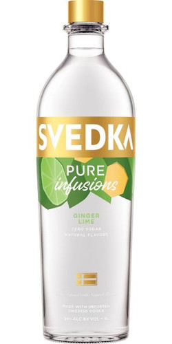Svedka Infusion Ginger Lime Vodka  1.0L