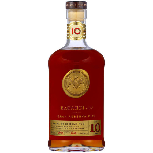 Bacardi Diez 10yr Gran Reserve Rum  750ml