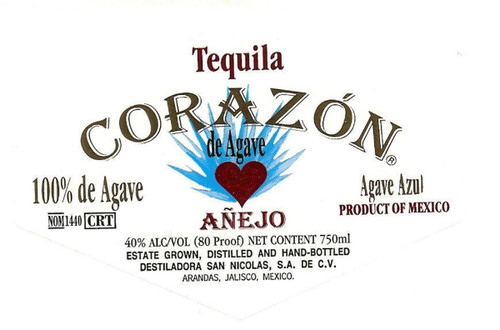 Corazon Anejo Tequila  750ml