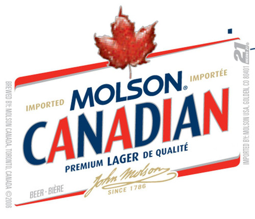 Molson Canadian 24pk cans