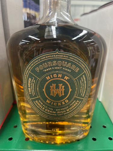High n Wicked Foursquare 2007 Rum Cask Bourbon 750ml