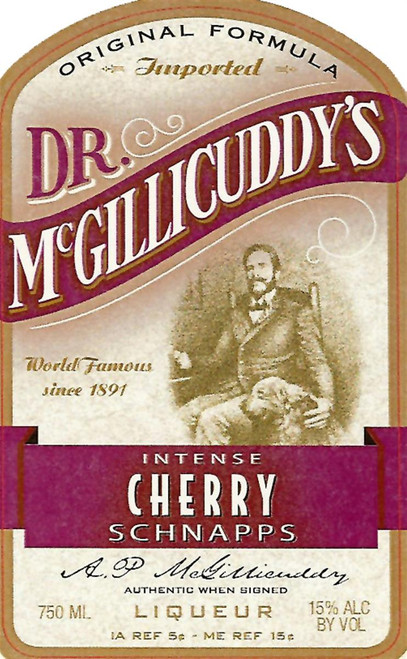 Dr. McGillicuddy Cherry 750ml