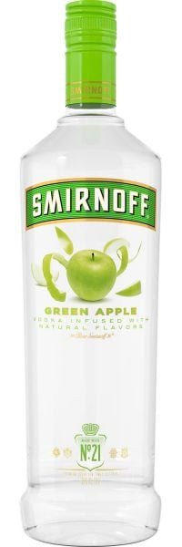 Smirnoff Green Apple Vodka 1.0L