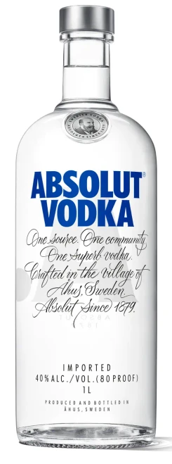 Absolut Vodka  1.0L