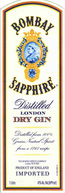 Bombay Sapphire Gin  1.0L
