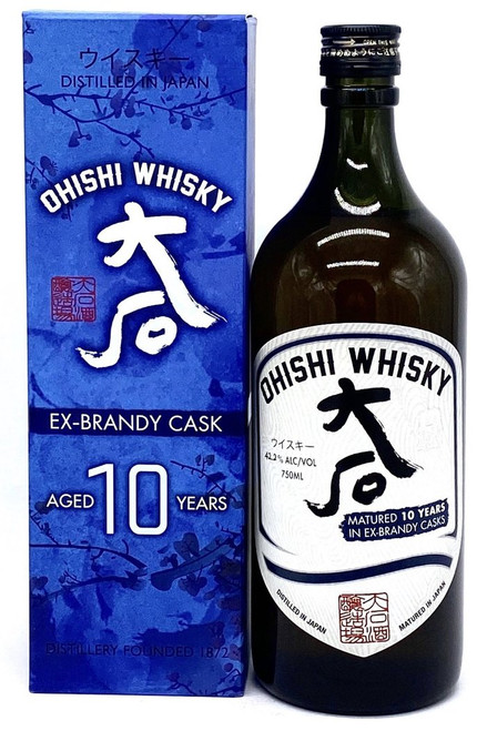 Ohishi 10yr Brandy Cask Whisky 750ml