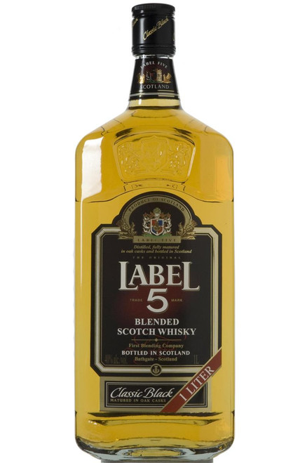 Label 5 Scotch  1.0L