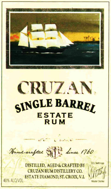 Cruzan Estate Single Barrel Rum 750ml