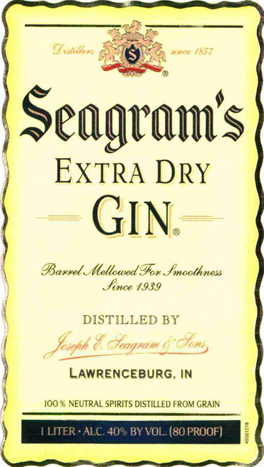 Seagrams Gin  1.0L