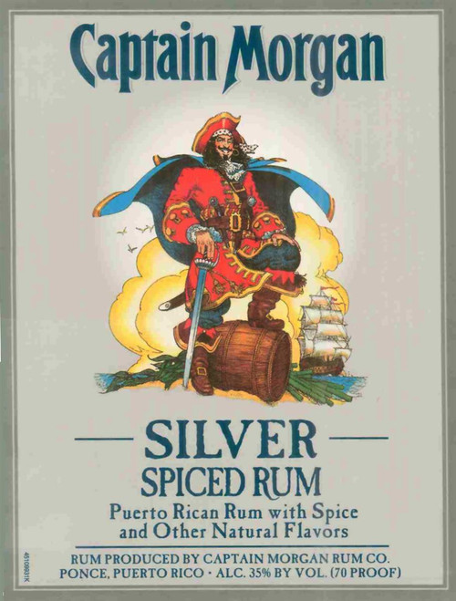 Captain Morgan Silver Spiced Rum 1.75L