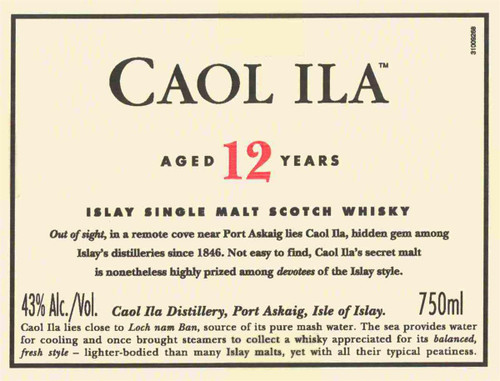 Caol Ila 12yr 750ml