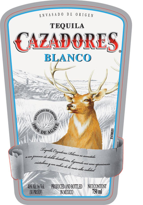 Cazadores Blanco Tequila  750ml