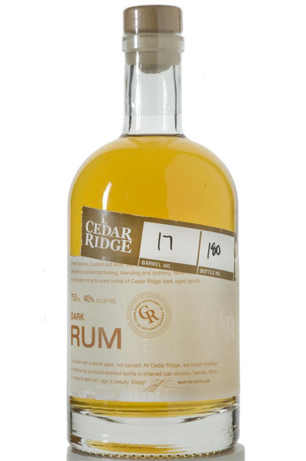 Cedar Ridge Dark Rum  750ml
