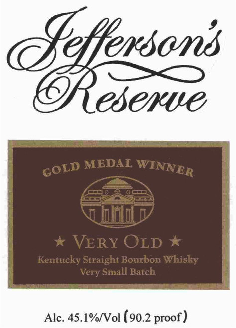 Jefferson's Reserve Bourbon 750ml