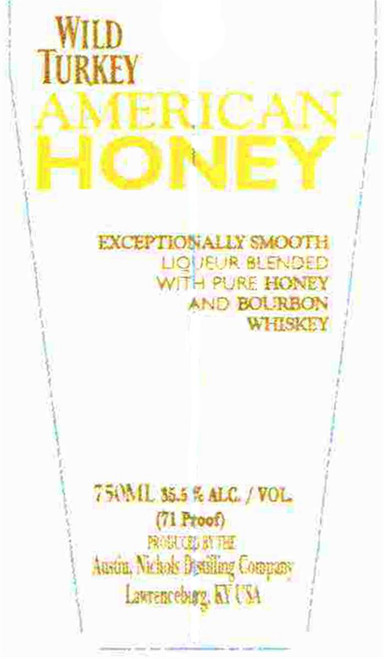 Wild Turkey Honey  750ml