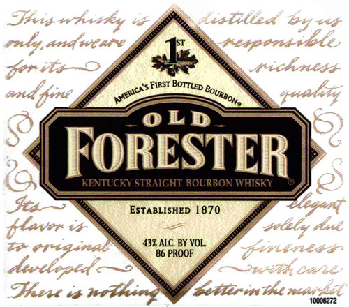 Old Forester 86 Proof 750ml