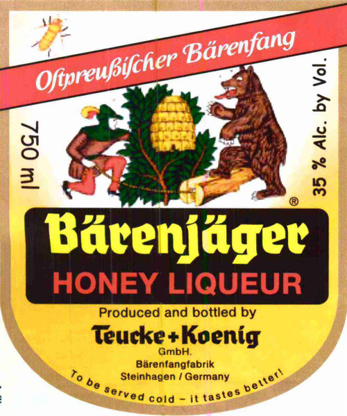 Barenjager Honey Liqueur  750ml