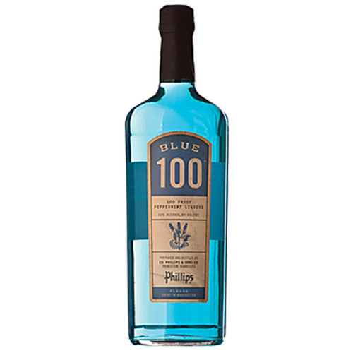 Phillips Blue 100 Schnapps 750ml