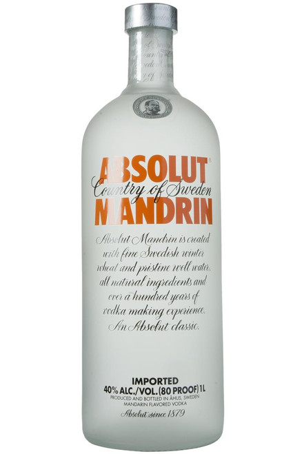 Absolut Mandrin Vodka  1.0L