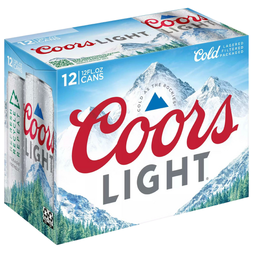 Coors Light 12pk cans