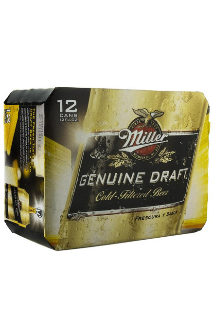 Miller Genuine Draft 12pk cans