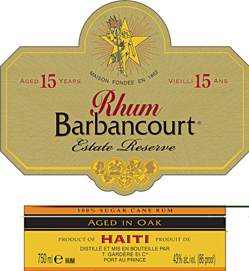 Barbancourt Estate 15yr Reserve 750ml
