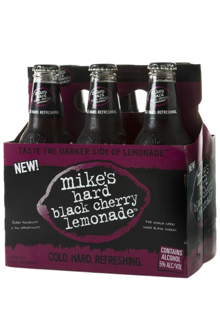 Mikes Hard Black Cherry 6pk bottles