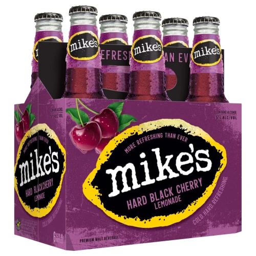 Mikes Hard Black Cherry 6pk bottles