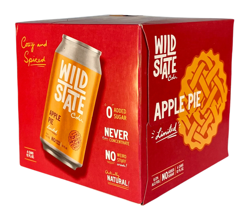 Wild State Apple Pie Cider 4pk cans
