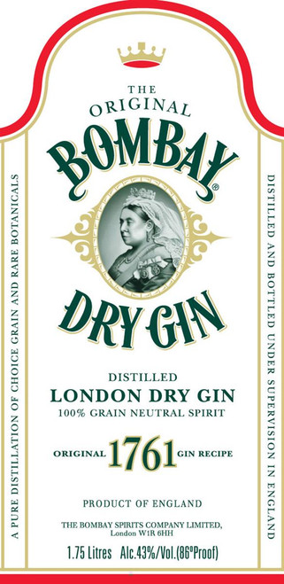 Bombay Gin  1.75L