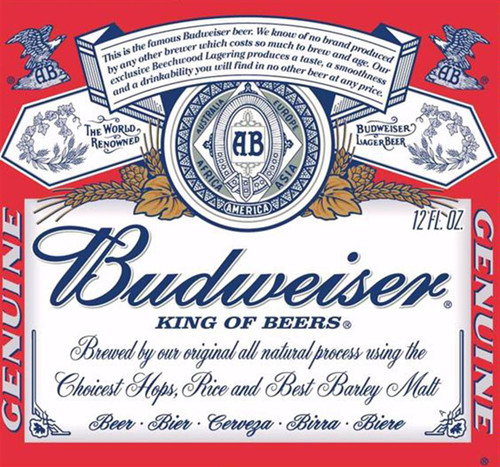 Budweiser 6pk bottles