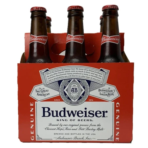 Budweiser 6pk bottles