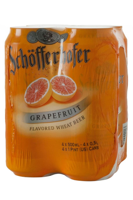 Schofferhofer Grapefruit 16oz  4pk