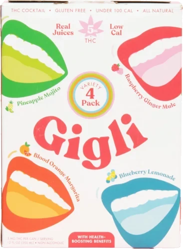 Gigli Variety 5mg THC 4pk cans