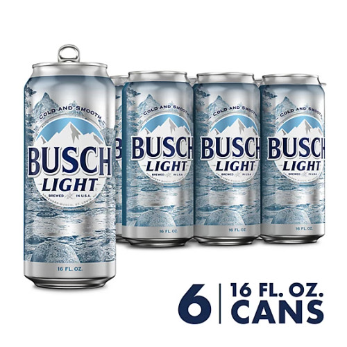 Busch Light 16oz 6pk cans