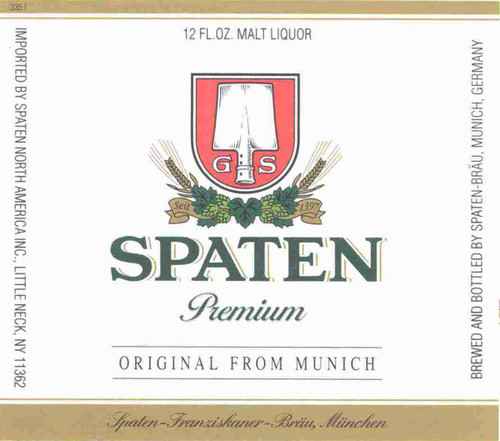Spaten Lager 6pk bottles