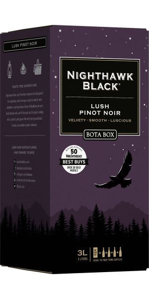 Bota Box Nighthawk Lush Pinot Noir 3.0L
