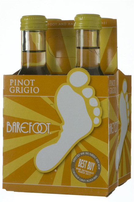 Barefoot Pinot Grigio  4pk
