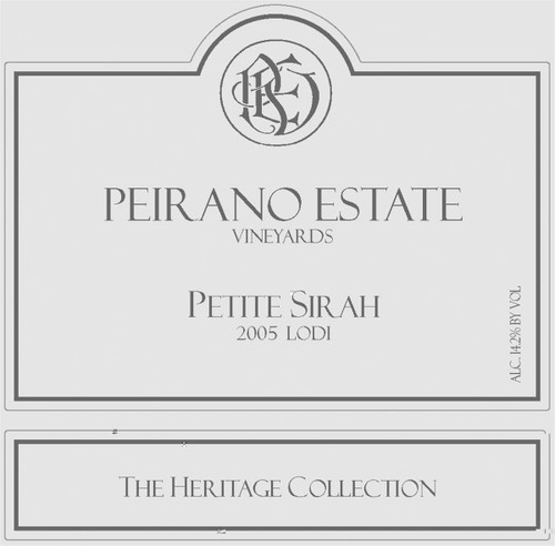 Peirano Estate Petite Sirah