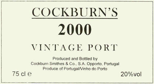 Cockburn's 2000